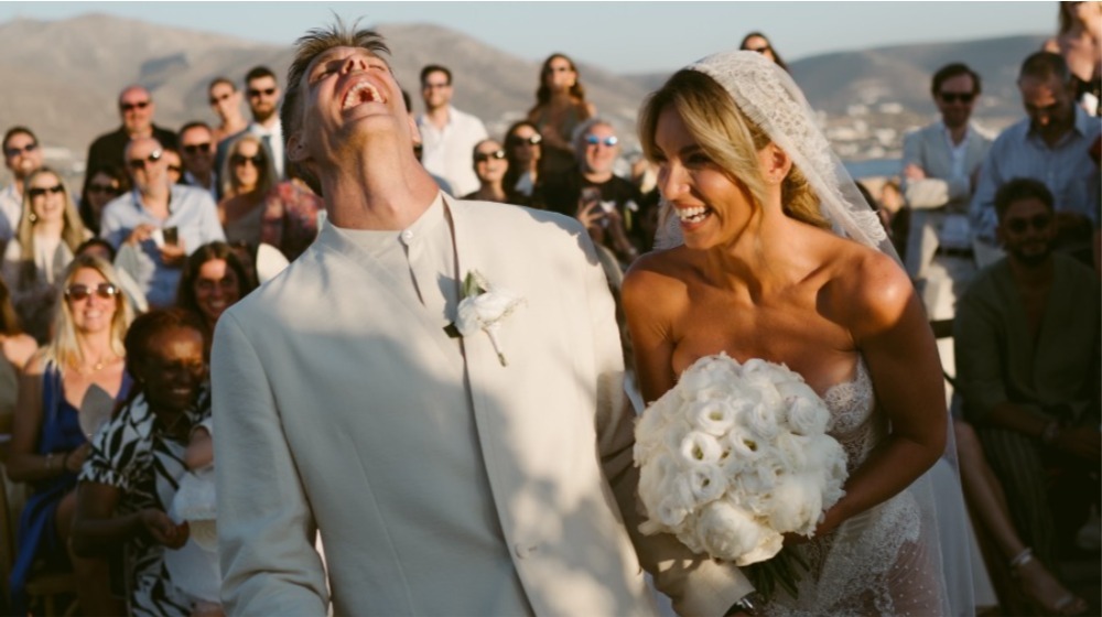 Αθηνά Οικονομάκου: Δημοσίευσε τα highlights από την τελετή ανταλλαγής όρκων με τον Bruno Cerella [βίντεο]